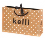 mode shopping bag with ribbons